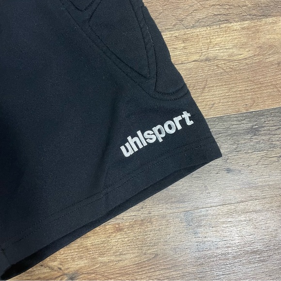 UHLSport Goalkeeper Padded Black Shorts - Picture 3 of 10